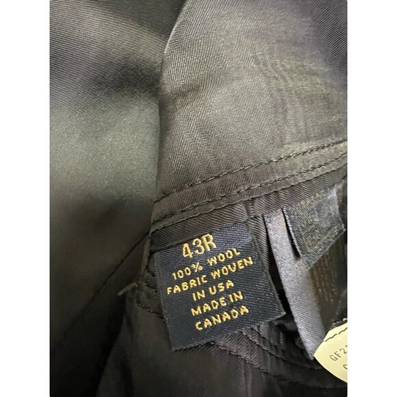 Brooks Brothers 1818 Madison Dark Navy Blazer Loro Piana Wool 43R Classic - Picture 7 of 16